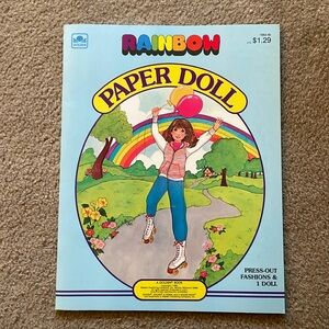 1983 Golden Book Rainbow Paper Doll Set
